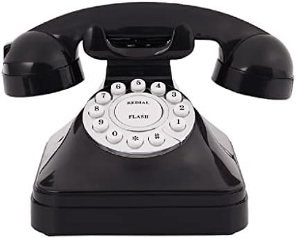 LHLLHL Vintage Telefon Çok Fonksiyonlu Plastik Ev Telefonu Retro Antika Telefon Kablolu Sabit Telefon Ofis Ev Telefonu