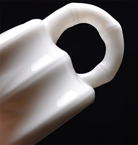 Kalın Beyaz yeşim porselen demlik el yapımı seramik tek pot küçük filtre kung fu çay seti (Renk : Bir, Boyutu : 170 ml)