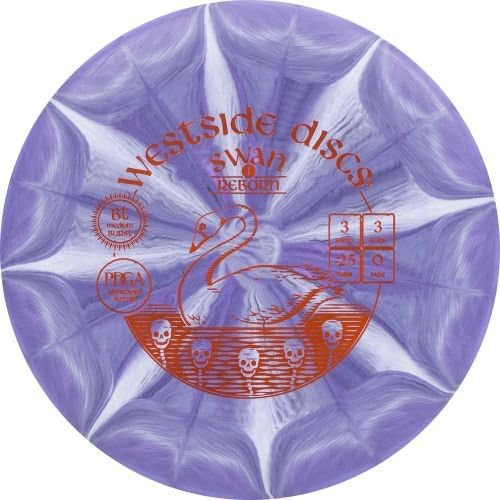 Westside Diskleri BT Orta Patlama Kuğu 1 Yeniden Doğmuş Atıcı Golf Diski [Renkler Değişebilir]