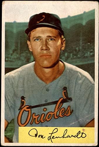 1954 Bowman 53 Don Lenhardt Baltimore Orioles (Beyzbol Kartı) (Saha Ort .969/.984 sadece içindi) GD + Orioles