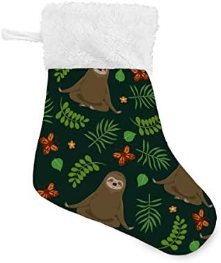 ALAZA Noel Çorap Tembel Yapmak Yoga Klasik Kişiselleştirilmiş Küçük Çorap Süslemeleri Aile Tatil Sezonu için Parti Dekor