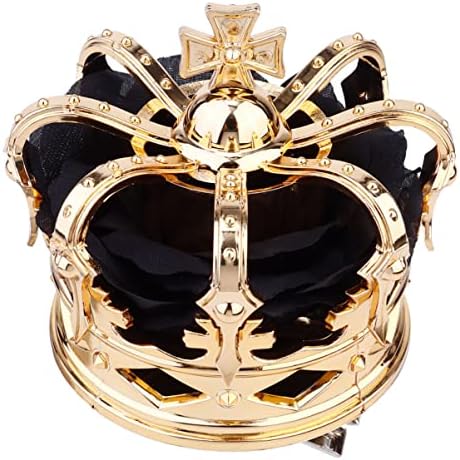 Abaodam Taç Saç Tokası Taç Headdress Kızlar için Prenses Taç Giyme Taç Altın Kraliçe Taç Kadınlar için Düğün Taç
