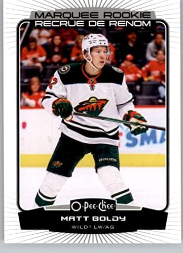 2022-23 O-Pee-Chee 541 Matt Boldy RC Çaylak Minnesota Wild NHL Hokey Ticaret Kartı