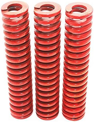 Yerine Yedek Bahar Dış Çapı 16mm Kırmızı Orta Yük Sıkıştırma Yayı Yükleme Kalıp Kalıp Bahar İç Çapı 8mm Uzunluk 70-300mm