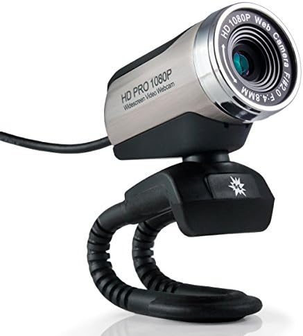 Stopmotion Patlama USB 2.0 HD Pro Geniş Ekran Video Tam 1080 p Webcam Dahili Mikrofon ve Esnek Standı Windows PC, dizüstü