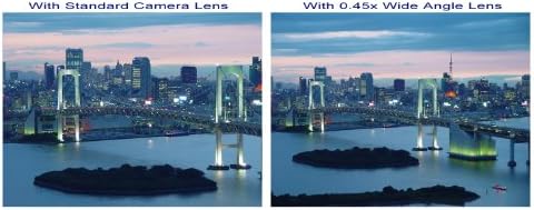 Canon Yüksek Çözünürlüklü 0.45 x Geniş Açı Lens w/Makro 37mm, (WD-H37'ye Daha Geniş Alternatif) + Nwv Doğrudan Mikrofiber