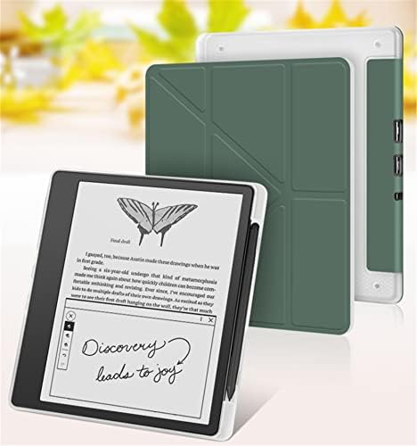 GUKSRASO İnce Şeffaflık Kindle Scribe (10.2 inç,2022 Sürümü), Premium PU Deri Hafif Kitap Kapağı kalemlik ve Otomatik Uyku