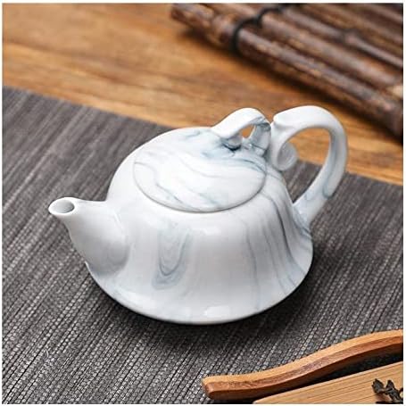 HaveFun su ısıtıcısı çaydanlık demlik demlik yeni çay seti basit mermer desen seramik demlik mürekkep renk demlik Fincan