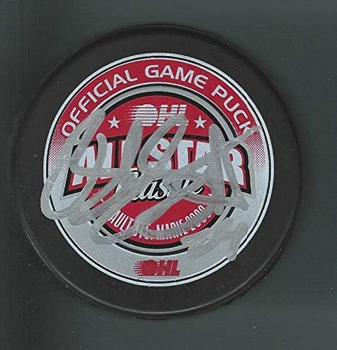 Bob Sanguinetti OHL 2008 All Star Maçı Diskini İmzaladı New York Rangers - İmzalı NHL Diskleri