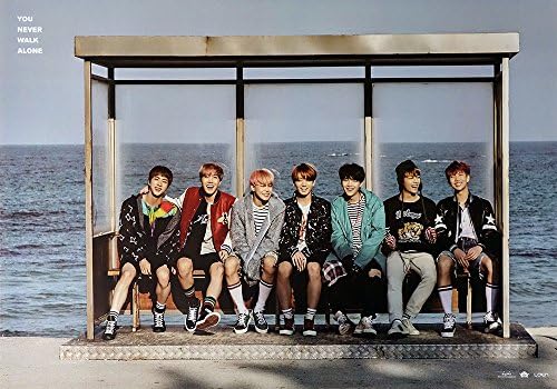 BigHit Entertainment BTS Bangtan Boys - Asla Yalnız Yürümezsin [Sol ver.] Resmi Poster 23. 2x16. 5 inç