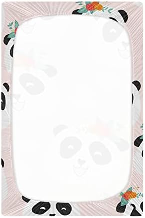 UMIRIKO Panda çocuk çarşafları Bebek, Playard Levha Yürümeye Başlayan, Kız ve Erkek, Yumuşak ve Nefes Alabilir 20801649