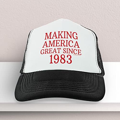Bu Giyim 40. Doğum Günü Hediyeleri Amerika'yı 1983'ten Beri Harika Kılıyor Siyasi Şapka Cumhuriyetçi Hediyeler MAGA şoför