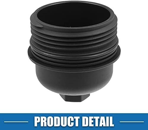 Bir ABSOPRO Motor yağı filtre yuvası Kapağı Kapağı 26350-3CAB1 Kia Sedona 2015-2018 için Plastik Siyah