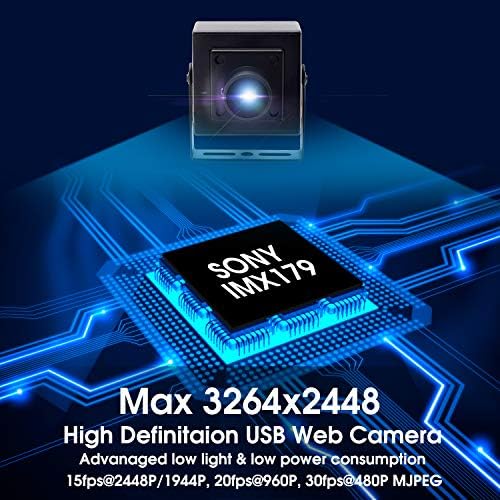 SVPRO Manuel Zoom Odak USB Kamera 2.8-12mm Değişken Odaklı Lens 2448 P HD USB Web Kamera Sony IMX179 Sensörü ile 8MP Yüksek
