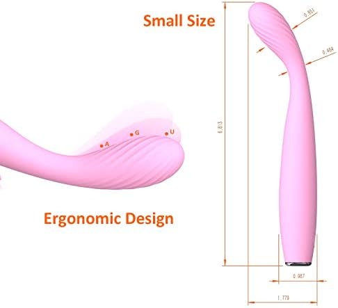 G Spot Vibratör Kadınlar için, Mini Tavşan Vibratör Klitoral Stimülatörü Parmak Şekilli Vibratör 10 Titreşim, şarj Edilebilir
