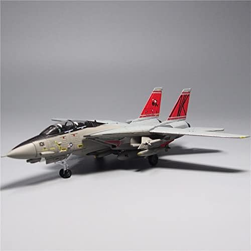 Alaşım 1/100 Ölçekli ABD F - 14 Savaş Uçağı Diecast Askeri Savaş Saldırı Uçak Modelleri Oyuncaklar Ekran Standı ile