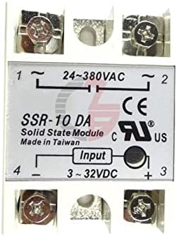 ILAME DC-AC Katı Hal Röle SSR-10DA 10A 3-32 V DC AC 24-380 V SSR Röle Anahtarı