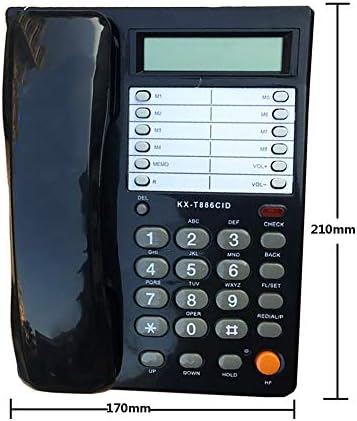 Retro telefon Telefon, Depolama Numarası Arayan Kimliği Ofis Ev Sabit Sabit Hat, Pil Yok Çok Renkli İsteğe Bağlı