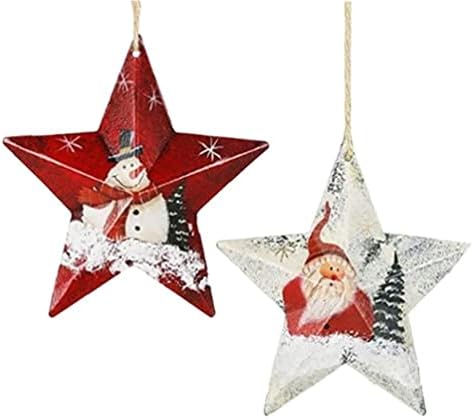 POYURA Noel Malzemeleri, Parti Decoratiost, Noel Ağacı askı süsleri Hediye Çantası Noel Ağacı Kolye Noel ağaç dekor 2 adet