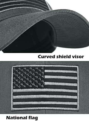 LCZTN 2 Paket Amerikan Bayrağı Beyzbol Şapkası Erkekler Kadınlar için, düşük Profilli ABD Düz Baba Şapka