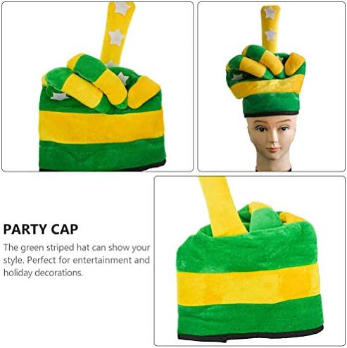 ABOOFAN Aziz Patrick Günü Yeşil Orta Parmak Şapka Festivali Dekor (Ücretsiz Boyut) Parti Favor