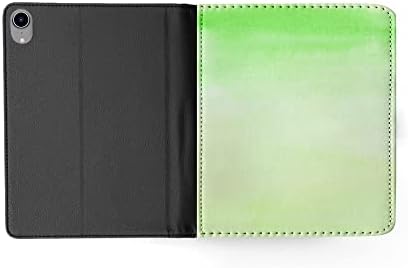 Yeşil Suluboya Sanat FLİP Tablet kılıf Kapak Apple İPAD Mini için (2021) (6TH GEN)