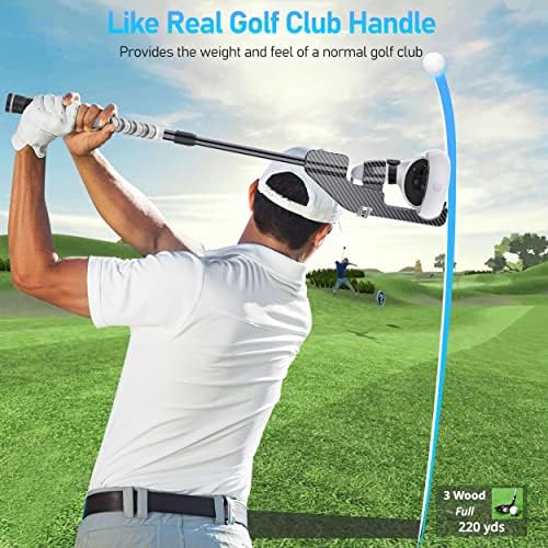 VR Golf Kulübü Kolu Aksesuarları Meta/Oculus Quest 2 ile Uyumlu, Aile, Çocuklar için Ayarlanabilir Sanal Gerçeklik Golf Kulübü