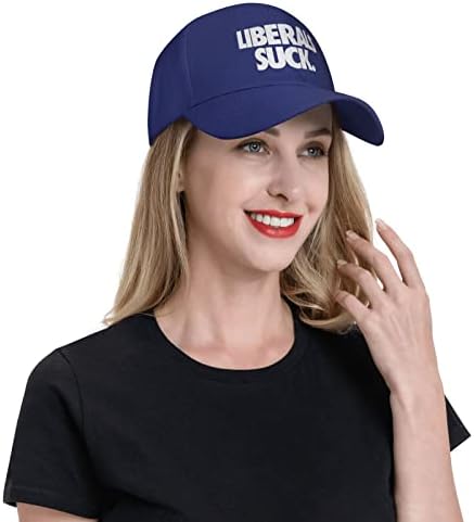 Liberaller Emmek Şapkalar Erkekler Kadınlar Gençler için Vintage Ayarlanabilir beyzbol şapkası Donatılmış şoför şapkası Gri