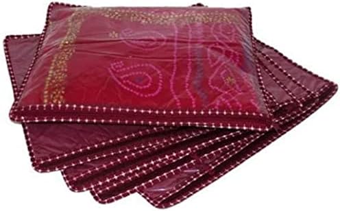 Royal Trendz Reçine Sari Kapak (6'lı Set) - Bordo