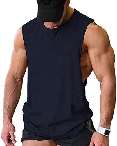 COOFANDY Erkekler Egzersiz Tank Top 2 Paket erkek spor atleti Kolsuz Kas T Shirt
