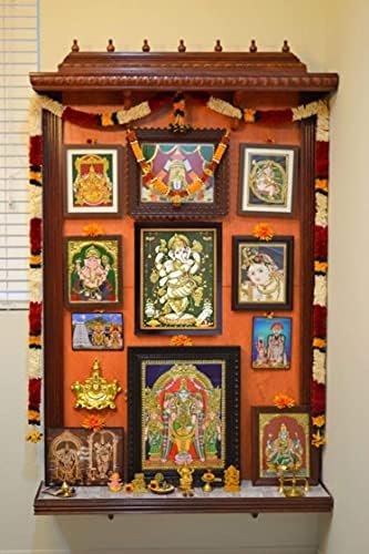 Lord Ganesha Süs Eşyaları Giyiyor ve Dans Ediyor, Her Ev / Ofis ve Hediye Amacı için hayırlı bir Hintçe Tanrı Resmi