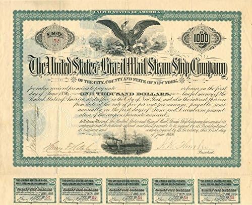 Amerika Birleşik Devletleri ve Brezilya Posta Buharlı Gemi A. Ş. - Bağ (Kansız)