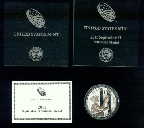 2011-S 11 Eylül Ulusal Kanıt Gümüş Madalyası