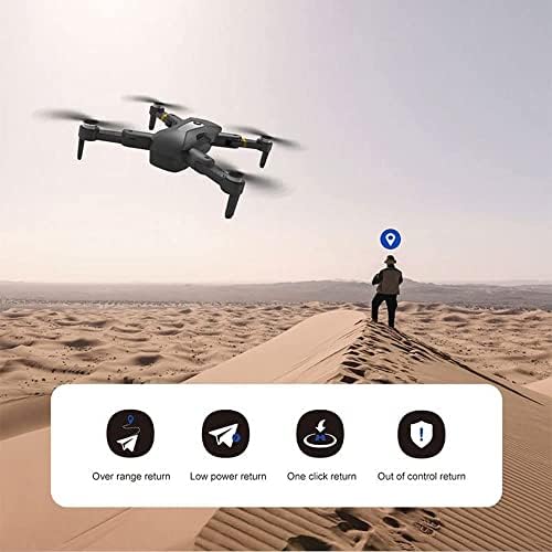 Yetişkinler için 8K Kameralı STSEEACE GPS Drone, 5G WiFi FPV Canlı Video, 120° Geniş Açılı Katlanabilir Drone, Otomatik Dönüşlü,