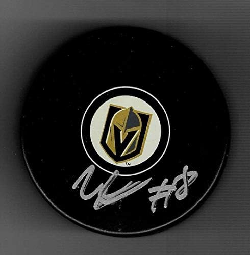 Ivan Morozov Vegas Altın Şövalyeleri Diskini İmzaladı - İmzalı NHL Diskleri