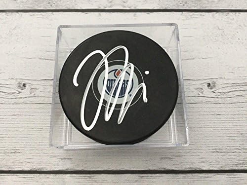 Jesse Puljujarvi İmzalı İmzalı Edmonton Oilers Hokey Diski a-İmzalı NHL Diskleri