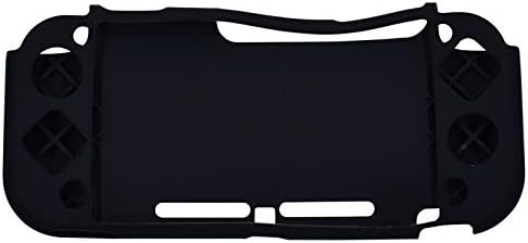 Yumuşak Koruyucu Silikon Kılıf Kabuk Kolu tutma kapağı Cilt Nintendo Anahtarı Lite NS Mini Konsol-Siyah