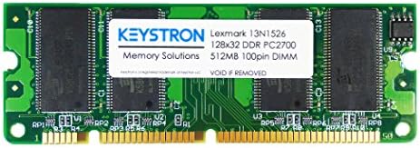 512 MB 100pin DDR1 Yazıcı Bellek Yükseltme ile Uyumlu Lexmark 13N1526 C530dn, C532dn, C532n, C534dn, C534dtn, C534n
