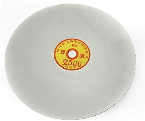 X-DREE 250mm 10 inç Kum 2500 Elmas Kaplı Düz Tur Diskli Tekerlek Taşlama Zımpara Diski(Disko de lija de 250 mm de 10 pulgadas