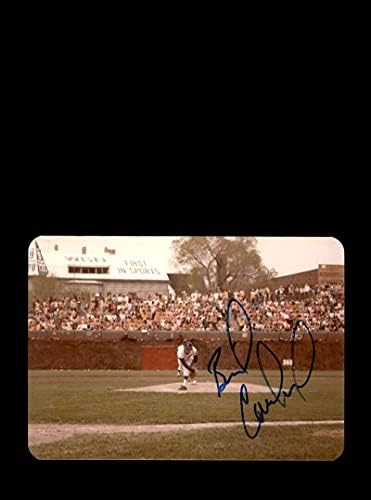 Bill Caudill, Wrigley'de Orijinal 1979 4x6 Snaphot Fotoğraf Chicago Cubs'u İmzaladı
