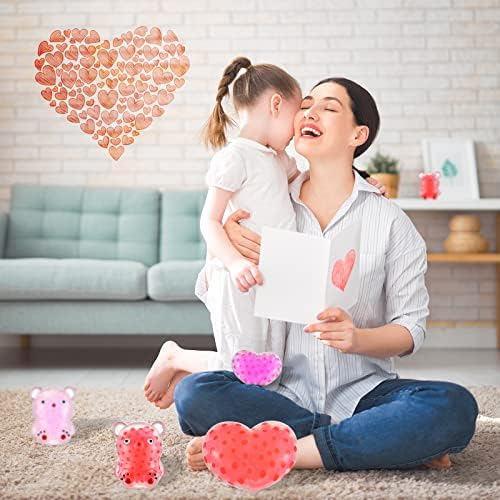 Çocuklar için Sevgililer Günü Hediyeleri, 8 Paket Squishy Squeeze Fidget Ball Oyuncakları, Çocuklar için Sevgililer Günü