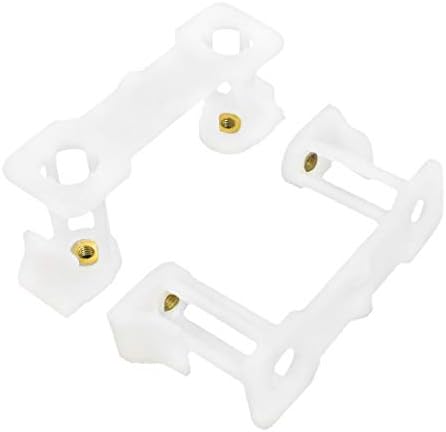 X-DREE Değiştirmeleri Beyaz Plastik Ayak için 2 Adet 4510 Parlatıcı (Ricambi çin'de plastica bianca 2 piedini başına lucidatrice