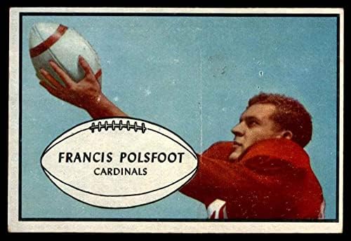 1953 Okçu 7 Francis Polsfoot Chicago Kardinalleri-FB (Futbol Kartı) VG / ESKİ Kardinaller-FB Washington St
