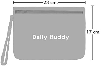 Günlük Buddy Bileklik / Çıkarılabilir bilek kayışı ile açık ön ince organizasyon çantası. İlaç Seti, Tuvalet Malzemeleri,