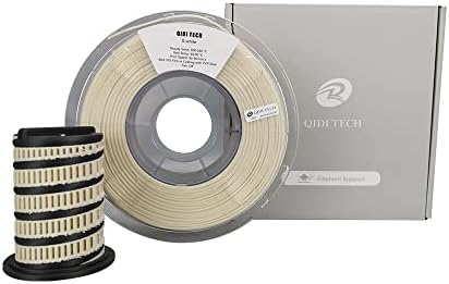 R QIDI TEKNOLOJISI S-Beyaz Destek Filament 1.75 mm 1 kg Biriktirme,Beyaz,Hızlı Kaldır,destek Filament için PA12-CF