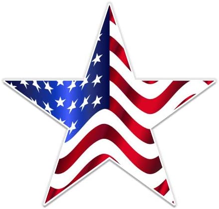 GT Grafik Amerikan Bayrağı Yıldız vinil yapışkan Su Geçirmez Çıkartma