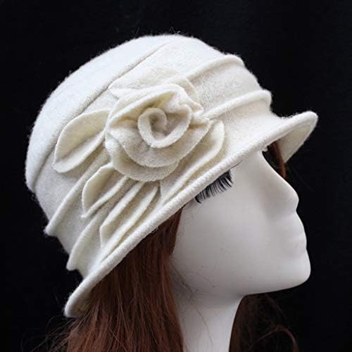 Kış Vintage Çiçek Beyzbol Kapaklar Zarif Kova kadın Cloche Bayanlar Şapka Kap Woo yazlık şapkalar Ve Kapaklar Vizör Bayan