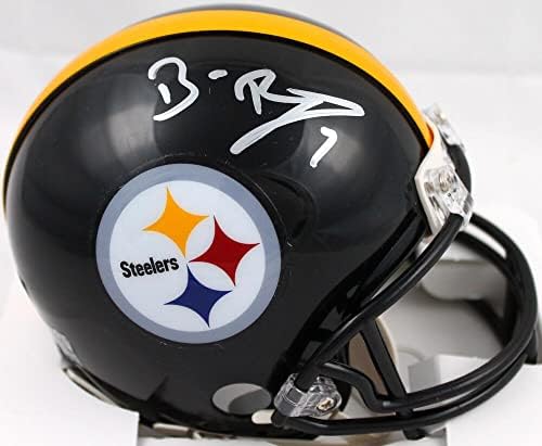 Ben Roethlisberger İmzalı Pittsburgh Steelers Mini Kask-Fanatikler-İmzalı NFL Mini Kask
