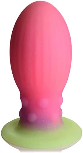 YARATIK MUSLUKLAR Xeno Yumurta karanlıkta Parlayan Premium Silikon Yumurta Yetişkin Seks Oyuncak Kadın Erkek ve Çiftler için.