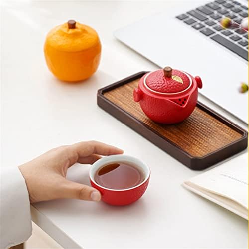 ZLXDP Açık Kamp çay fincanları seramik demlik Taşınabilir Seramik Seyahat çay seti çay fincanları Hediyeler